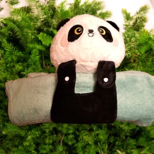 Knuffelpanda met deken