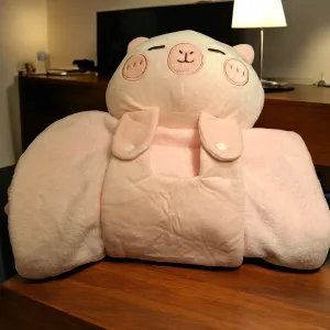 biggetje knuffel deken
